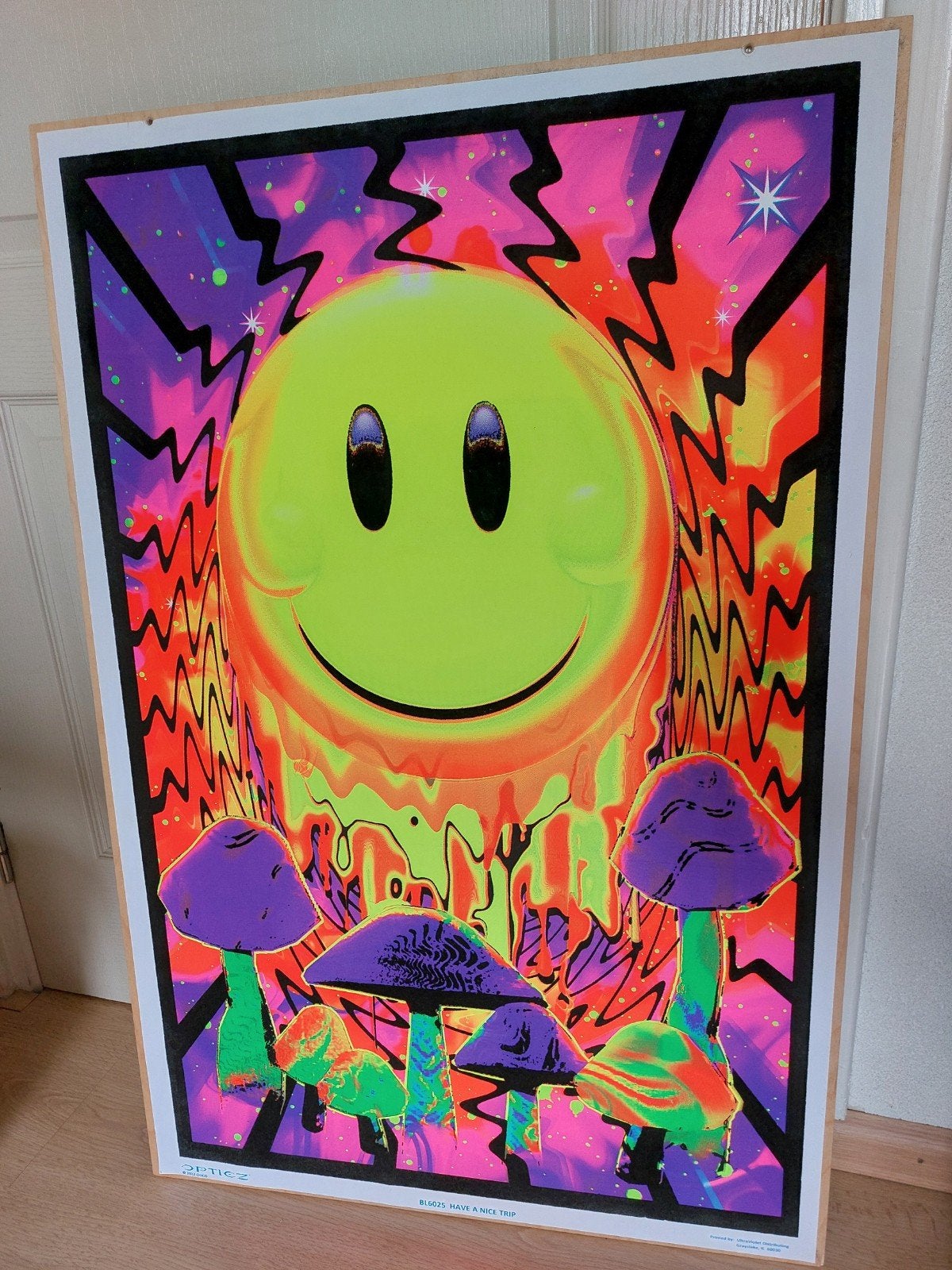 Dieversen Psychedelische Blacklight Posters, Ophalen of Verzenden, Zo goed als nieuw