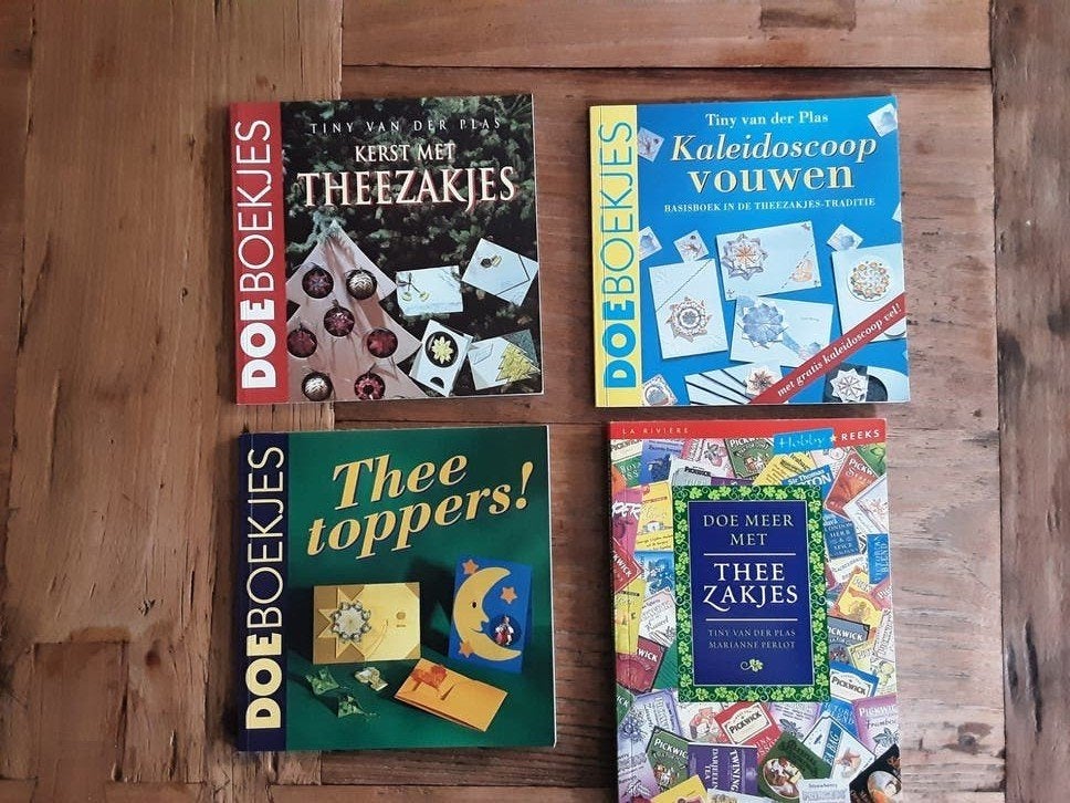 Boekjes: Thee Toppers, Theezakjes, Thee Zakjes, Kaleidosco, Ophalen of Verzenden, Boek