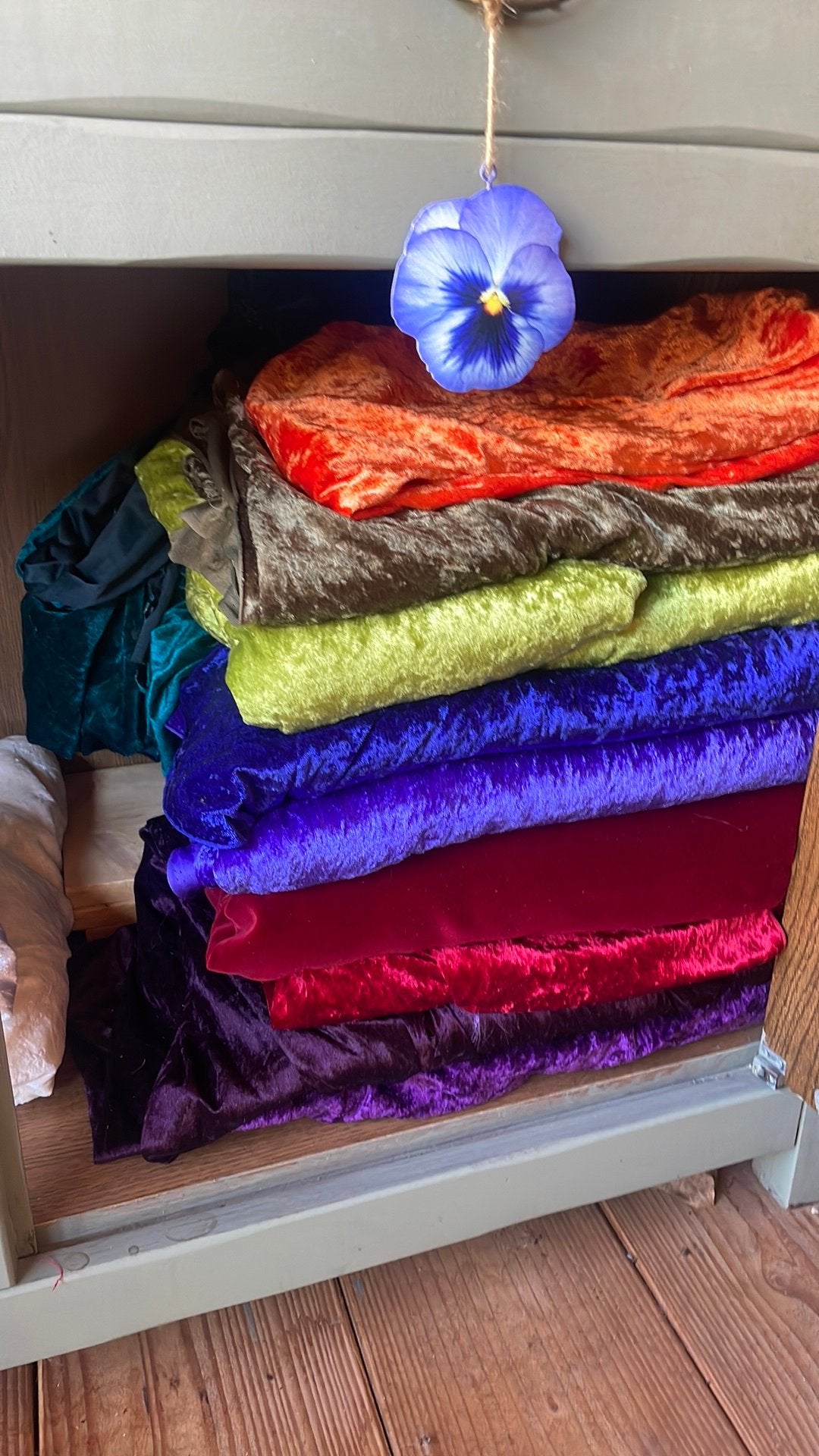 Partij decoratiestoffen – diverse kleuren en afmetingen, Ophalen, Zo goed als nieuw
