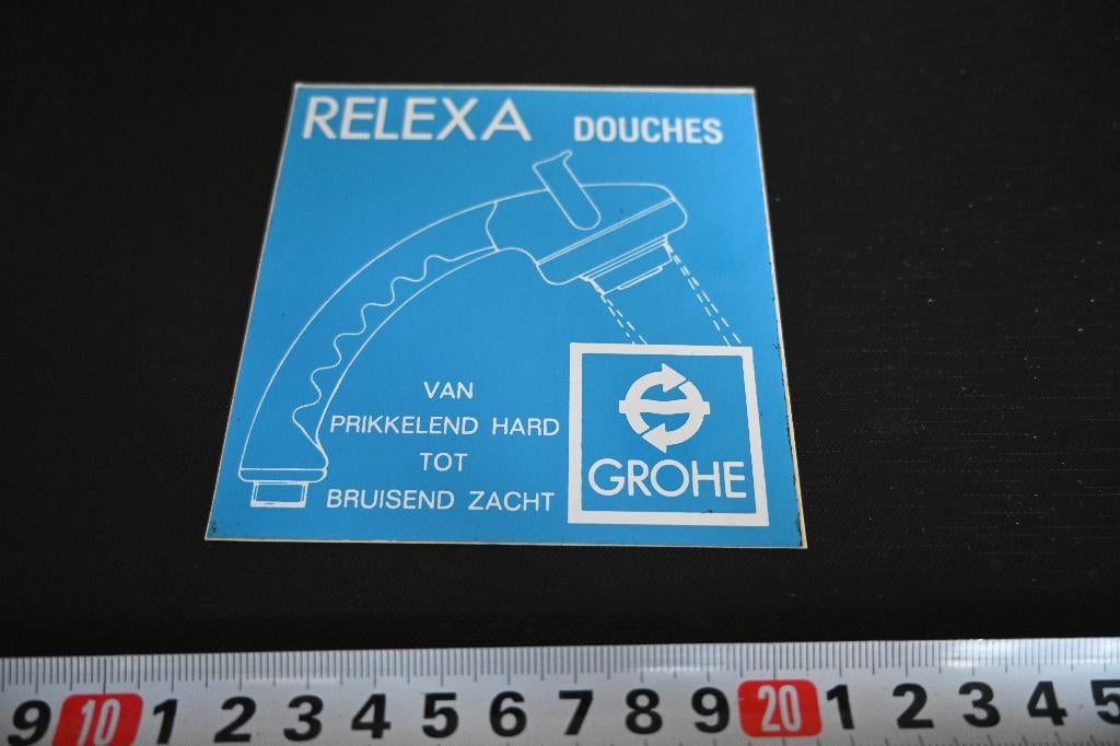 sticker GROHE RELEXA Douches van prikkelend Hard tot bruisen, Ophalen, Zo goed als nieuw