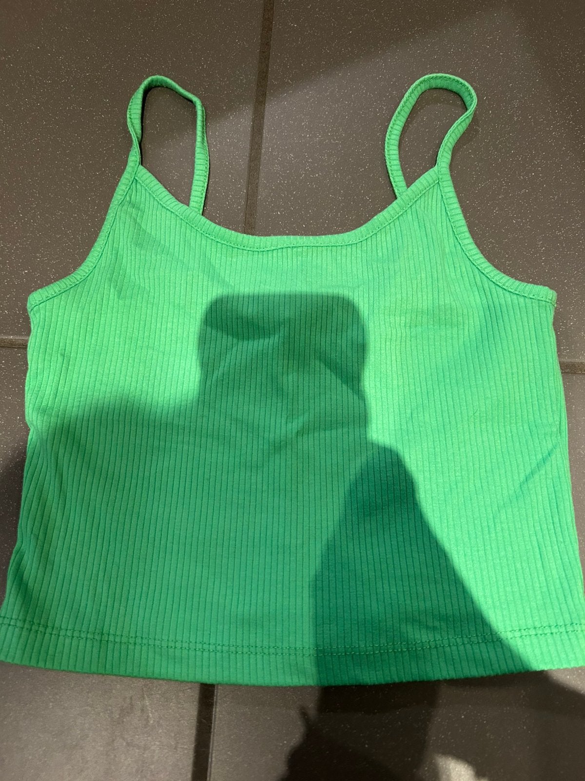 Crop top, Ophalen of Verzenden, Zo goed als nieuw, Groen, Maat 36 (S)
