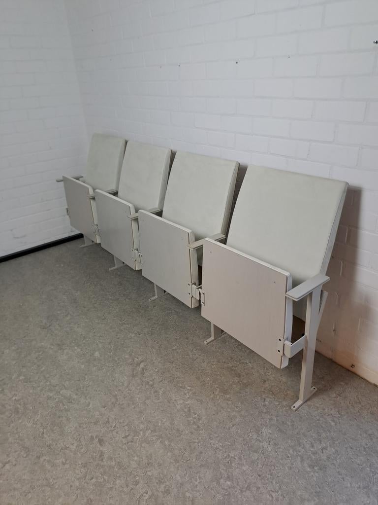 Partij Bioscoopstoelen klapstoelen stoelen rij, Huis en Inrichting, Stoelen, Ophalen, Nieuw, Stof, Vier