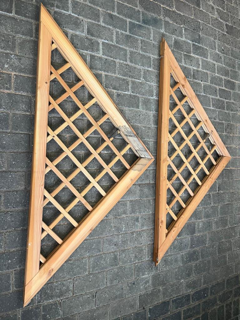 Trellis voor tuinscherm 2 stuks, Ophalen, Nieuw, Hout, 150 tot 200 cm