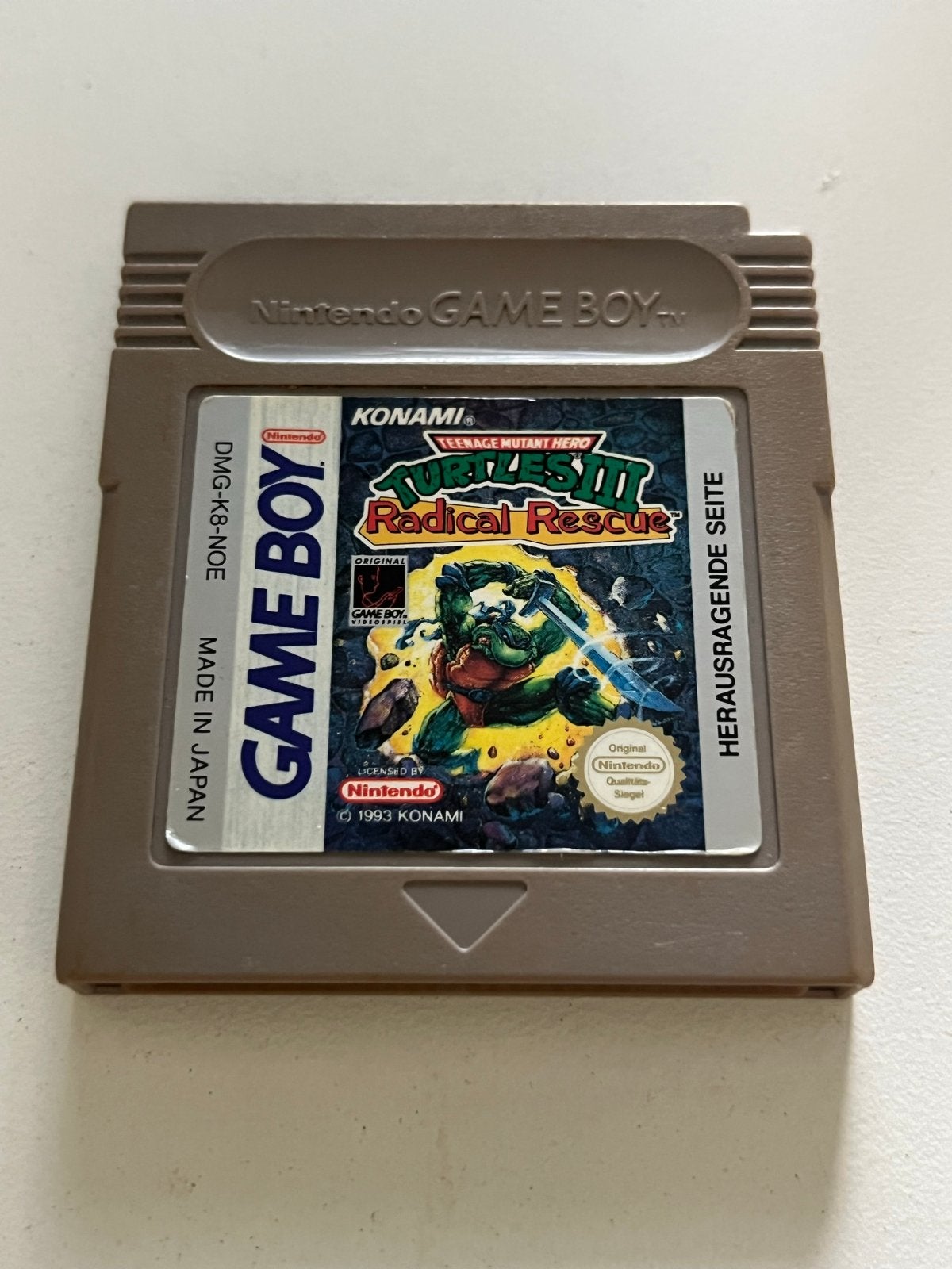 Teenage Mutant Hero Turtles III: Radical Rescue Game Boy, Spelcomputers en Games, Games | Nintendo Game Boy, Avontuur en Actie