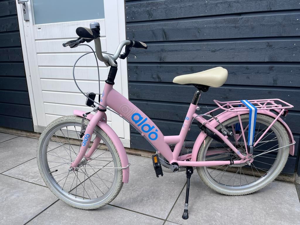 Aldo meisjesfiets 20 inch, Fietsen en Brommers, Fietsen | Meisjes, Ophalen, Terugtraprem, 20 inch, Handrem