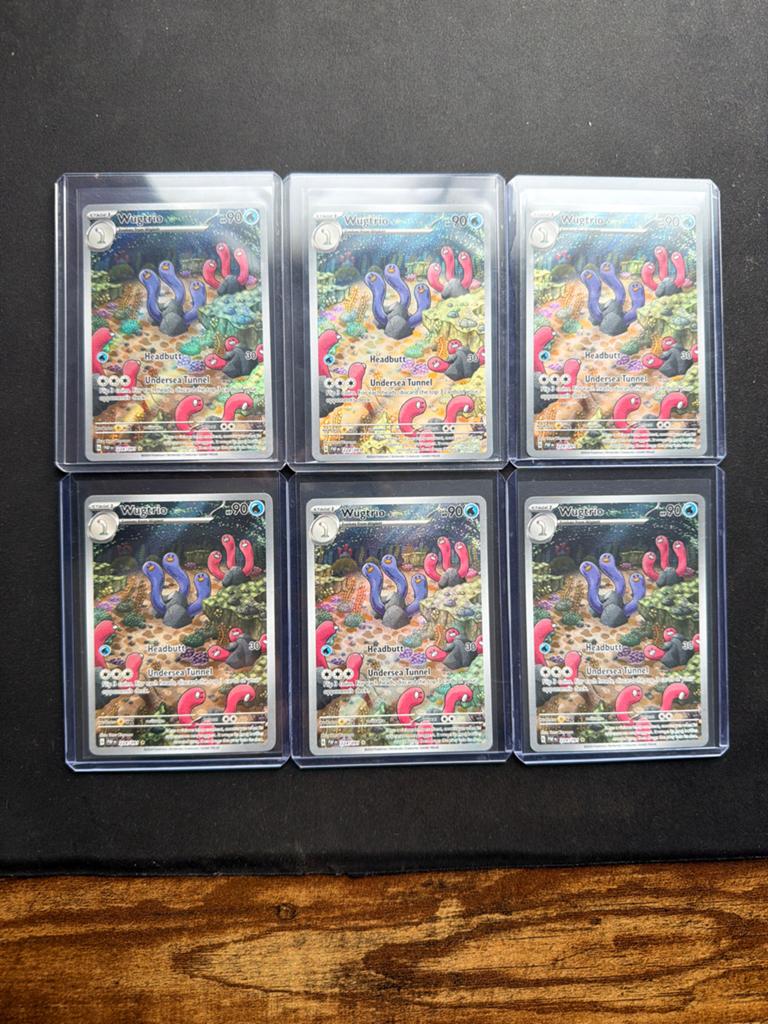Wugtrio Pokémon Kaart (6 stuks), Ophalen of Verzenden, Zo goed als nieuw, Meerdere kaarten, Foil