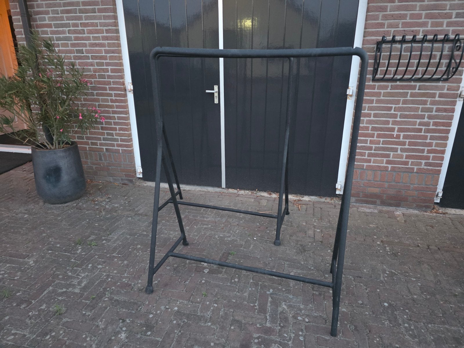 Zwart kledingrek - Stevig 2 stuks, Ophalen of Verzenden, Gebruikt