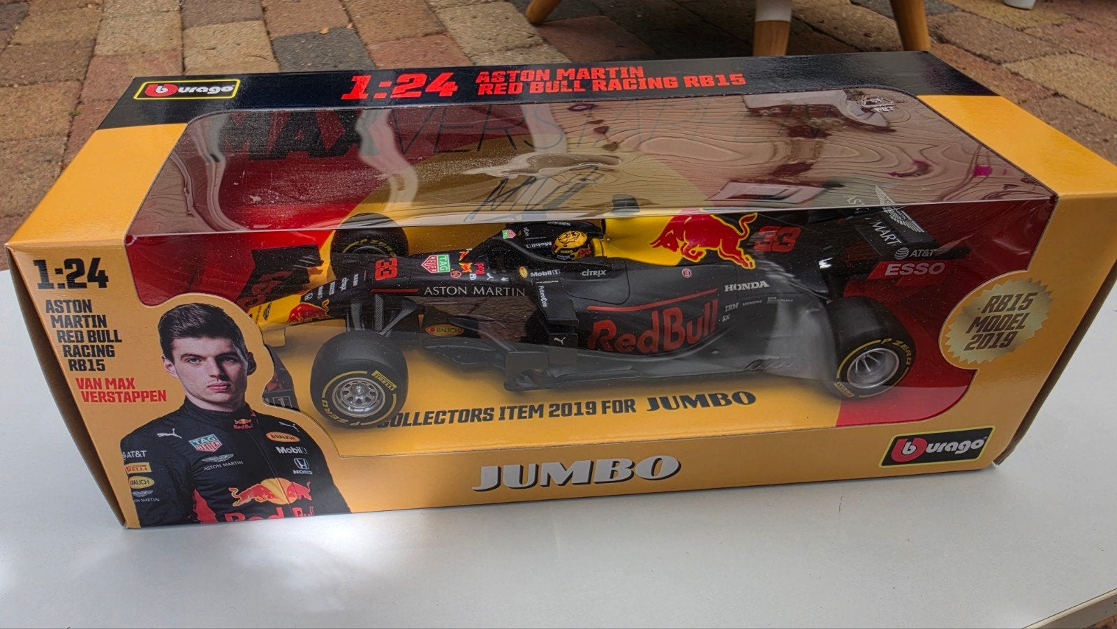Bburago Max Verstappen RB15 Collectors Item 2019 Jumbo, Ophalen, Nieuw, Overige typen