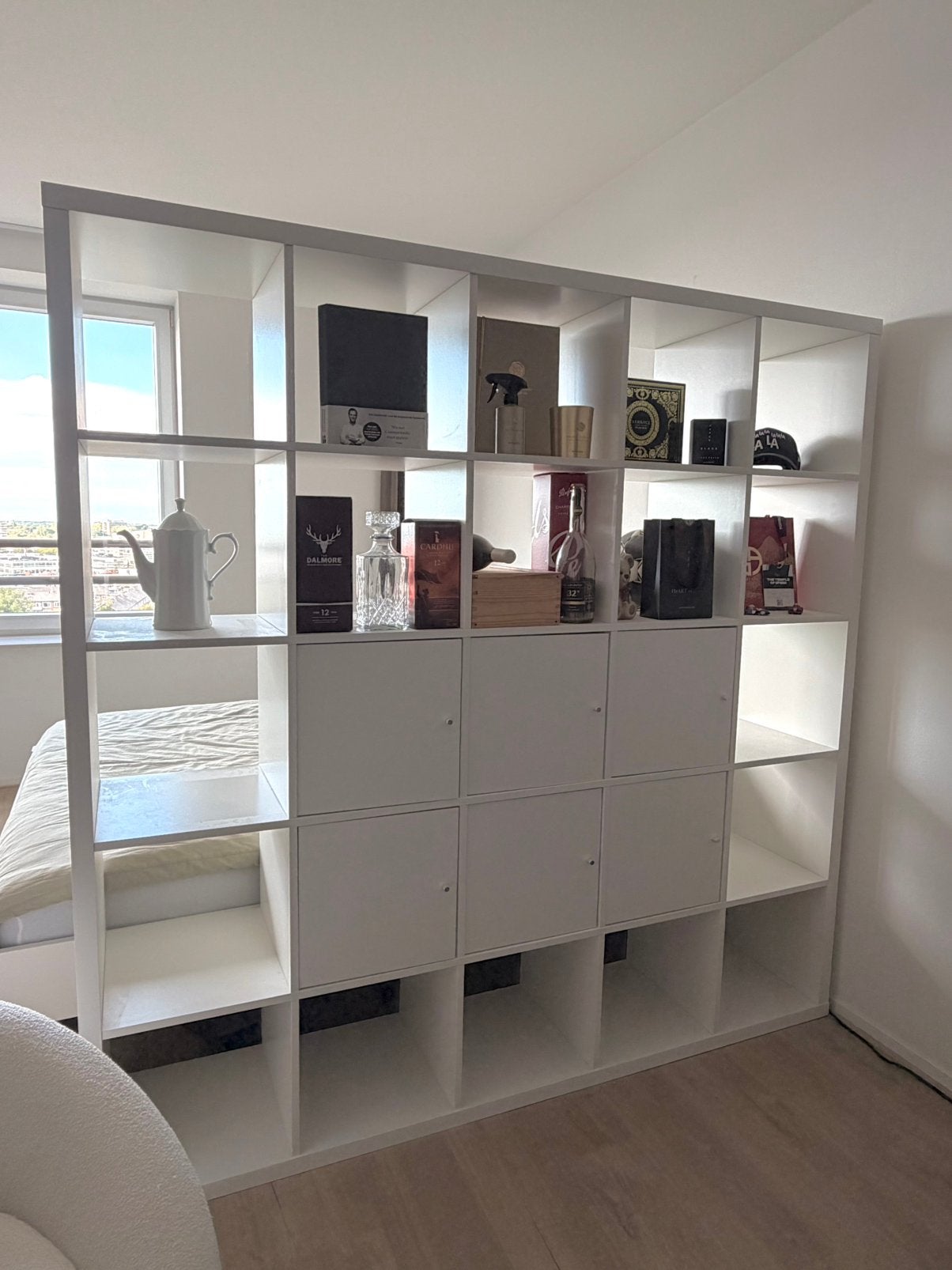 Kallax kast Ikea 5x5, Huis en Inrichting, Ophalen, 150 tot 200 cm, Zo goed als nieuw, Minder dan 100 cm