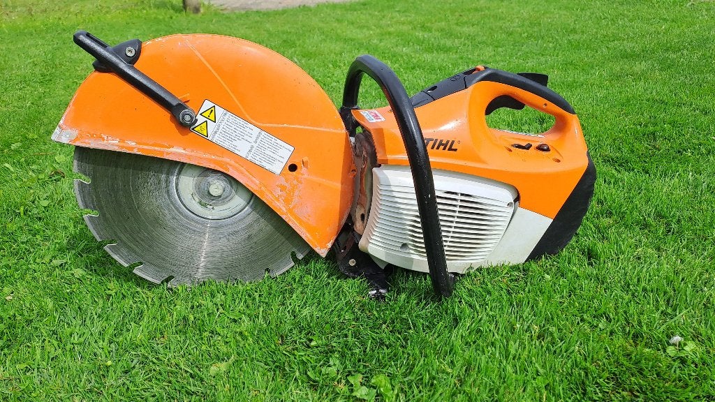 Stihl TS 420 benzine doorslijper, Gebruikt, Mertstraat 5, Verkoop@teeuwentuinmachines.nl, Ophalen of Verzenden