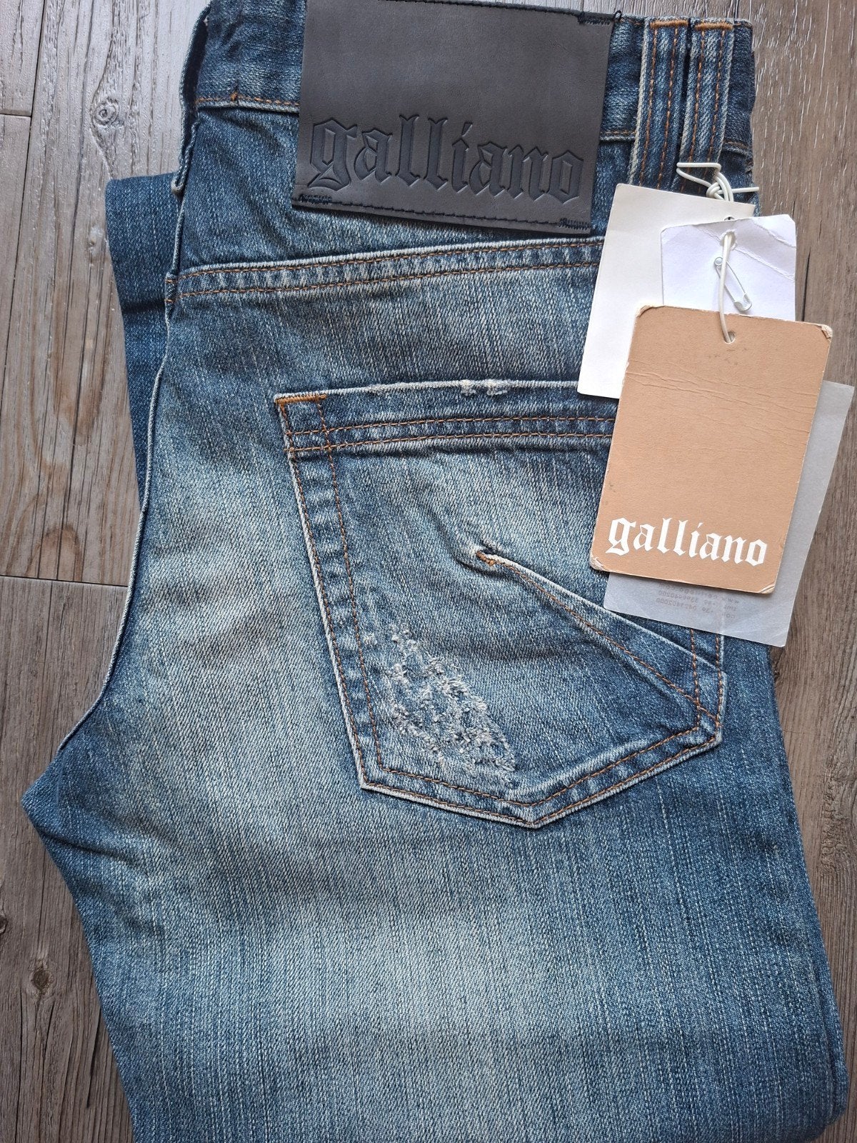 GALLIANO regular fit jeans W32 L34, GALLIANO, Blauw, Nieuw, W32 (confectie 46) of kleiner