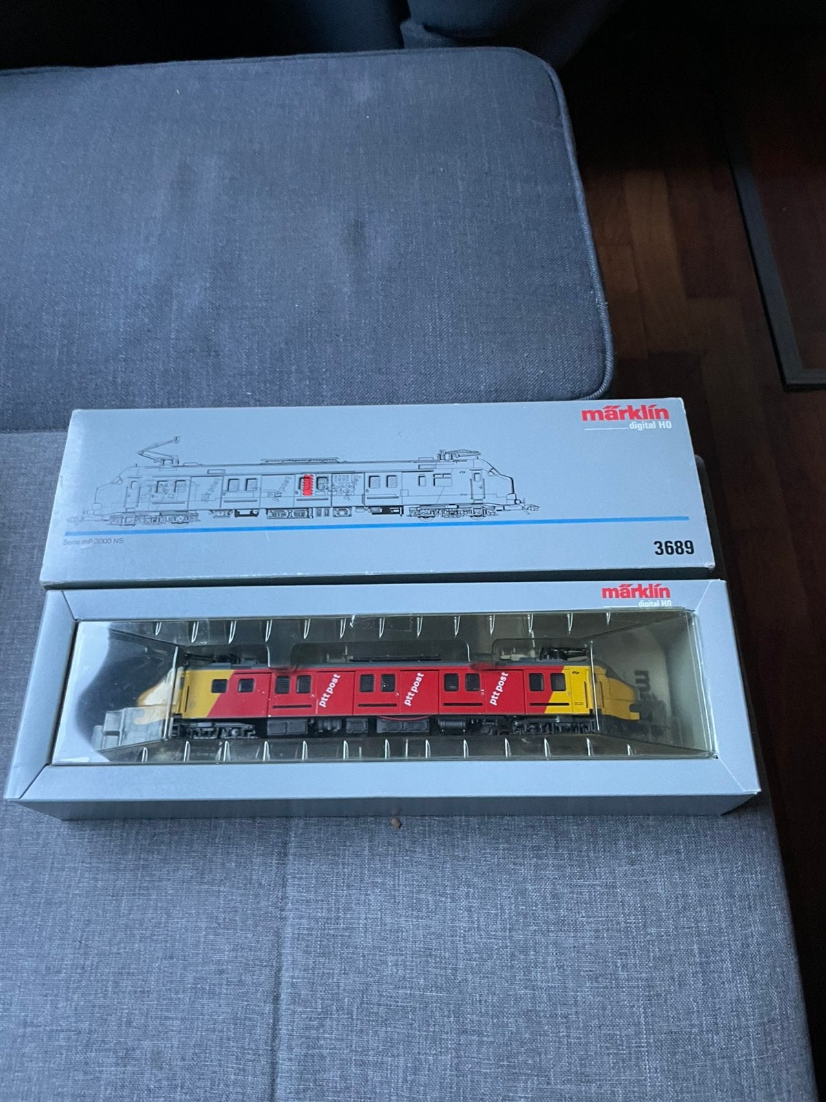 Marklin 3689 PTT Motorpost digitaal, Wisselstroom, Locomotief, Ophalen of Verzenden, Zo goed als nieuw