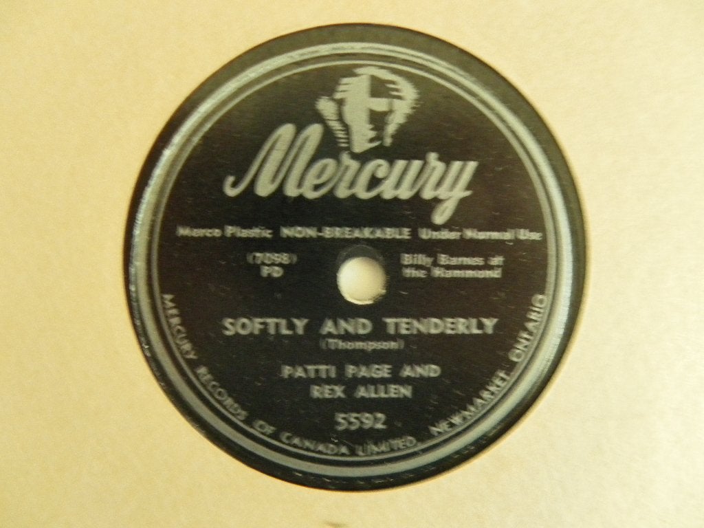78 Toerenplaat Rex Allen And Patti Page - Tag Along, Gebruikt, 10 inch, Ophalen of Verzenden, Overige typen