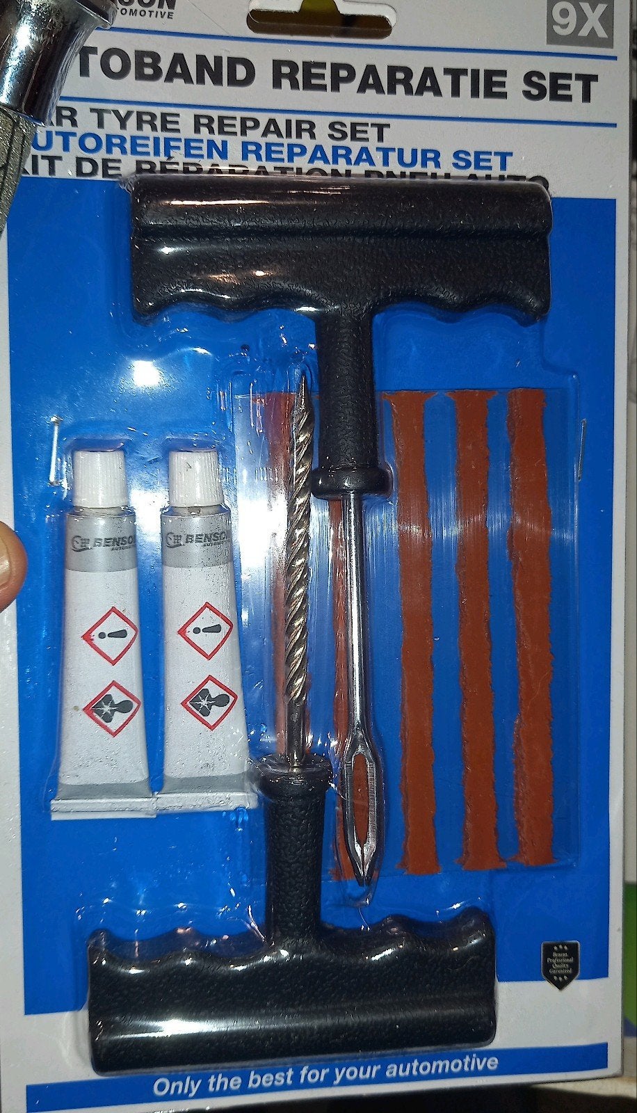 Autoband reparatieset / prop, Ophalen of Verzenden, Nieuw