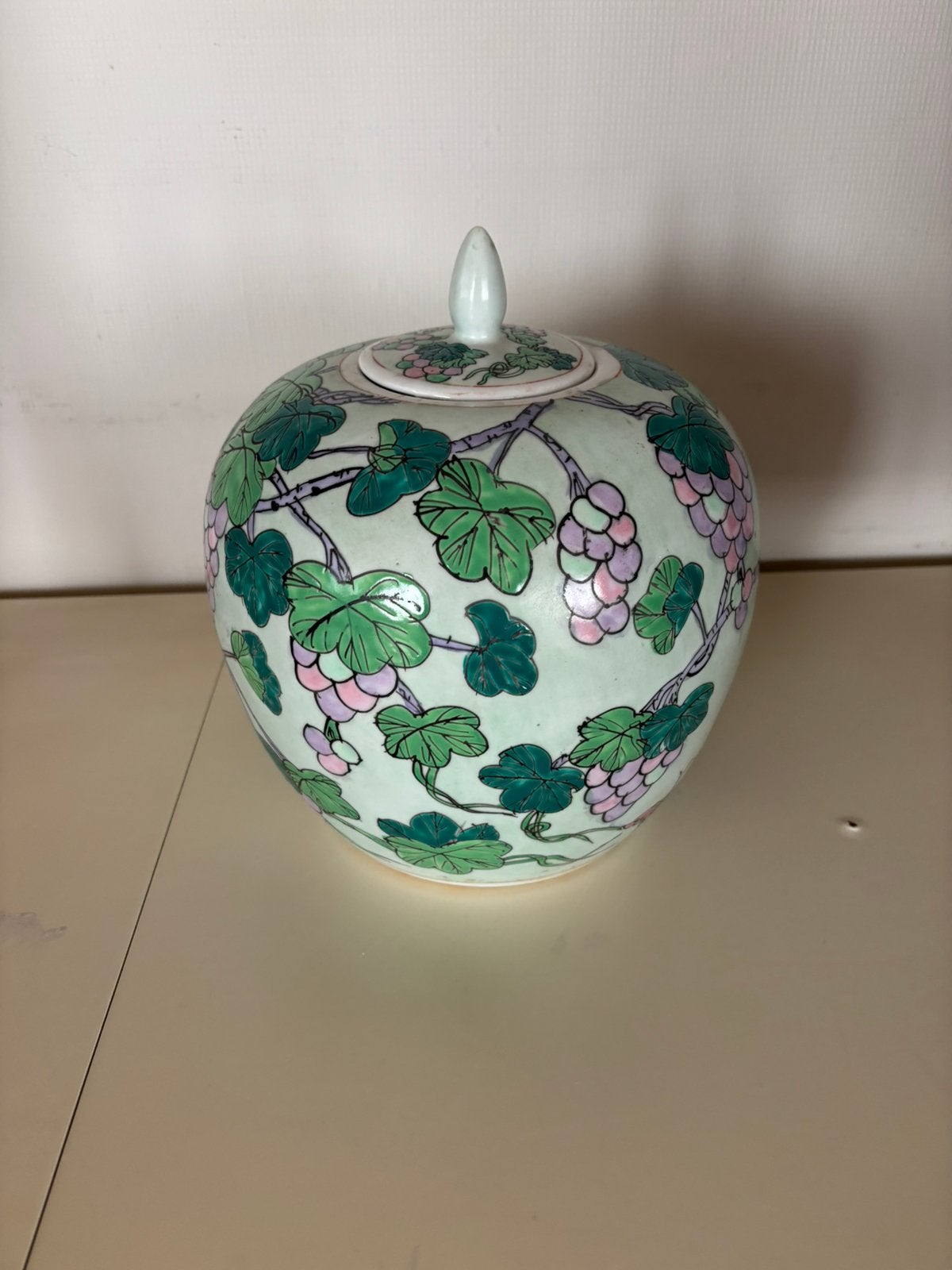 Chinees porseleinen gemberpot, Ophalen