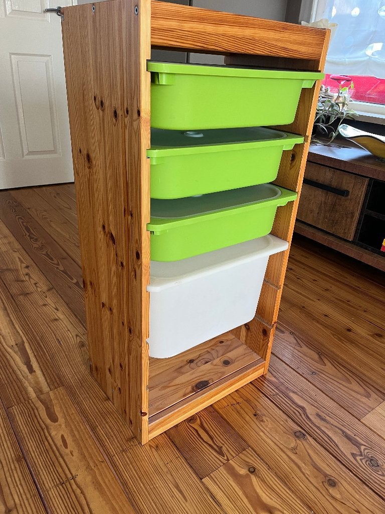 IKEA kastje met bakken, Ophalen, Gebruikt, Minder dan 50 cm, 90 tot 105 cm