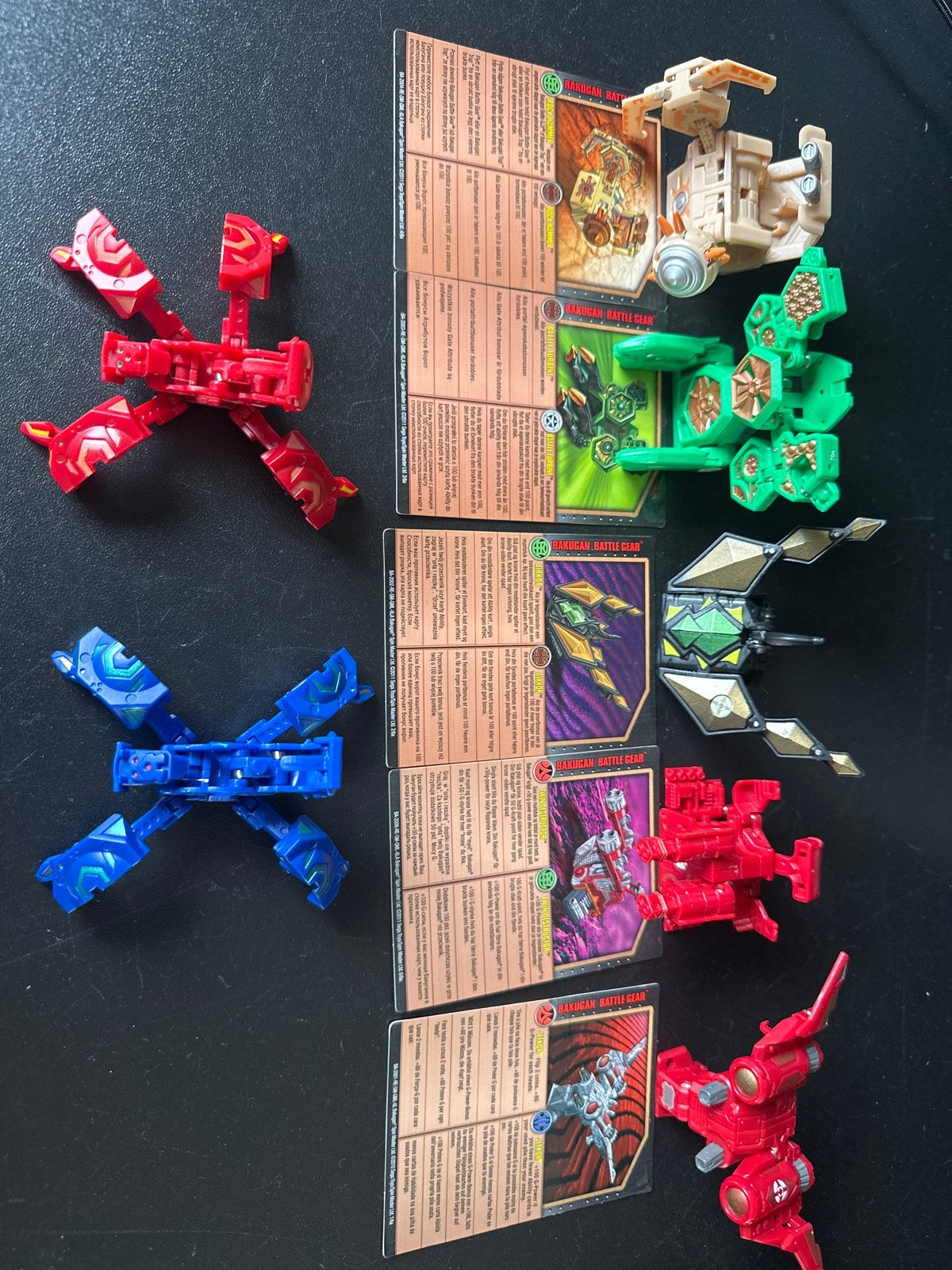 Bakugan Battle Gear Collectie met Kaarten, Kinderen en Baby's, Speelgoed | Actiefiguren, Ophalen of Verzenden, Gebruikt