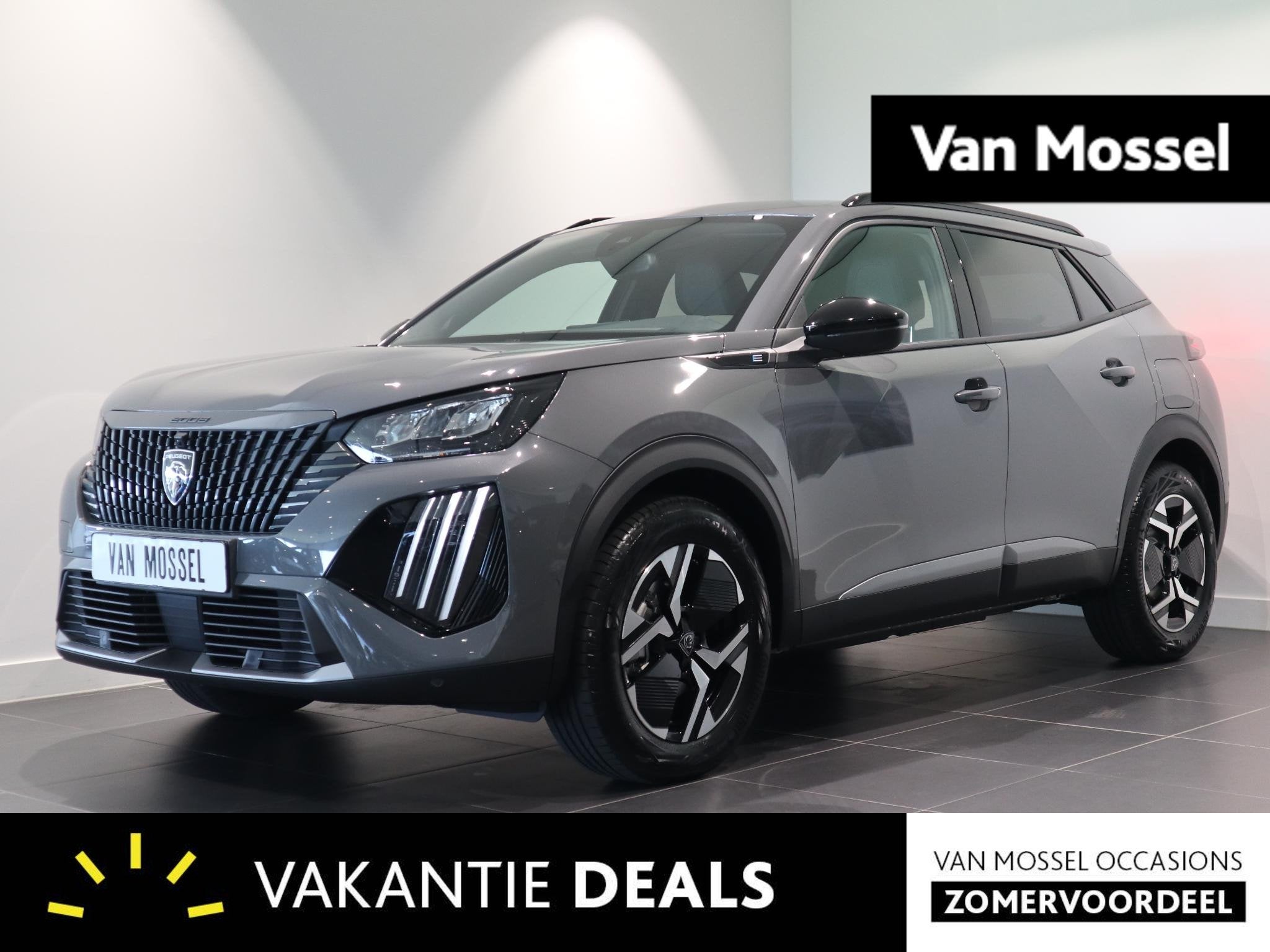 Peugeot 2008 Hybrid 145 Allure Automaat | Climate Control |, Gebruikt, Euro 6, 1199 cc, Leder en Stof