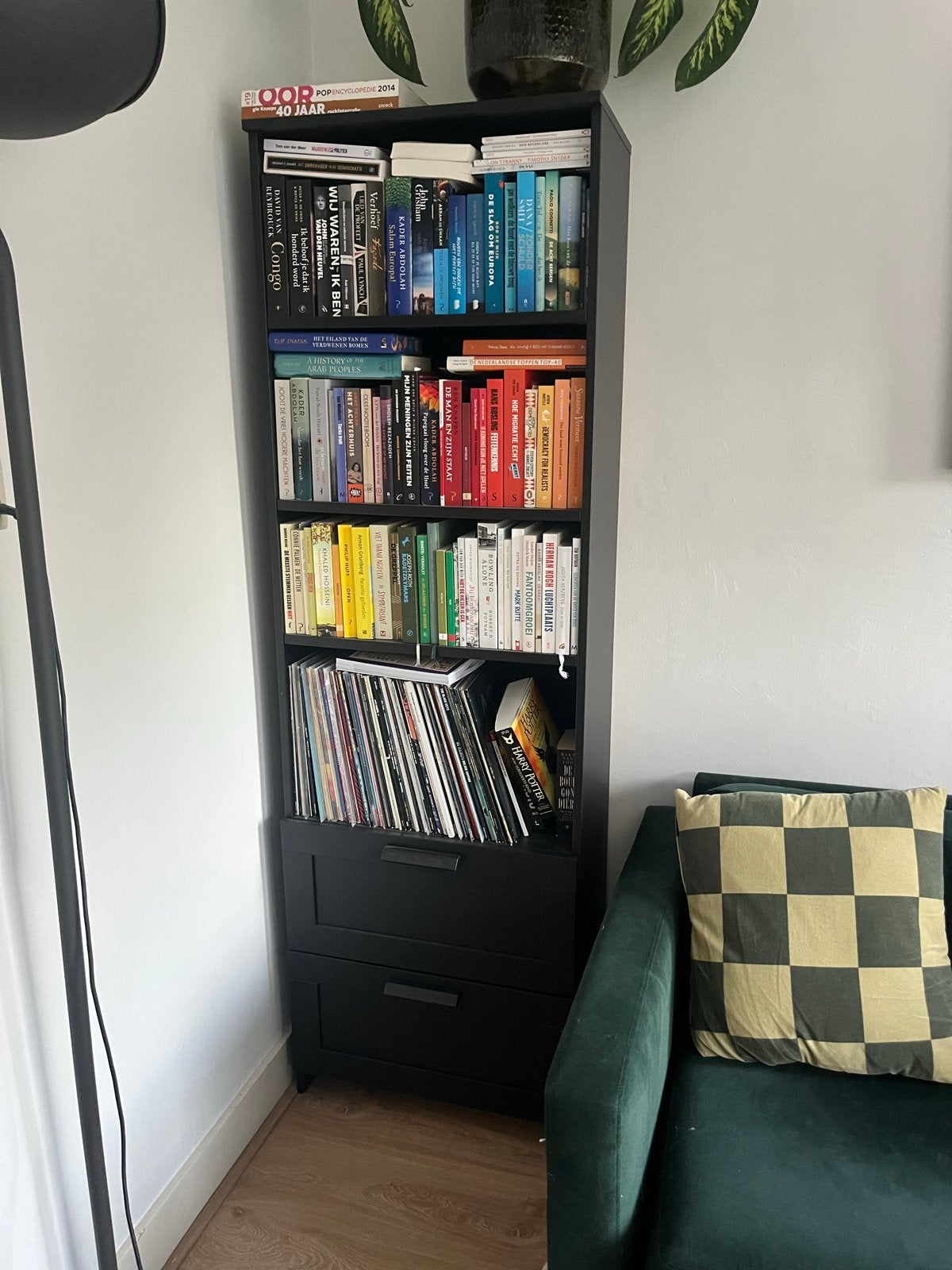 IKEA BRIMNES Boekenkast, Huis en Inrichting, Ophalen, 50 tot 100 cm, Zo goed als nieuw, Met lade(s)