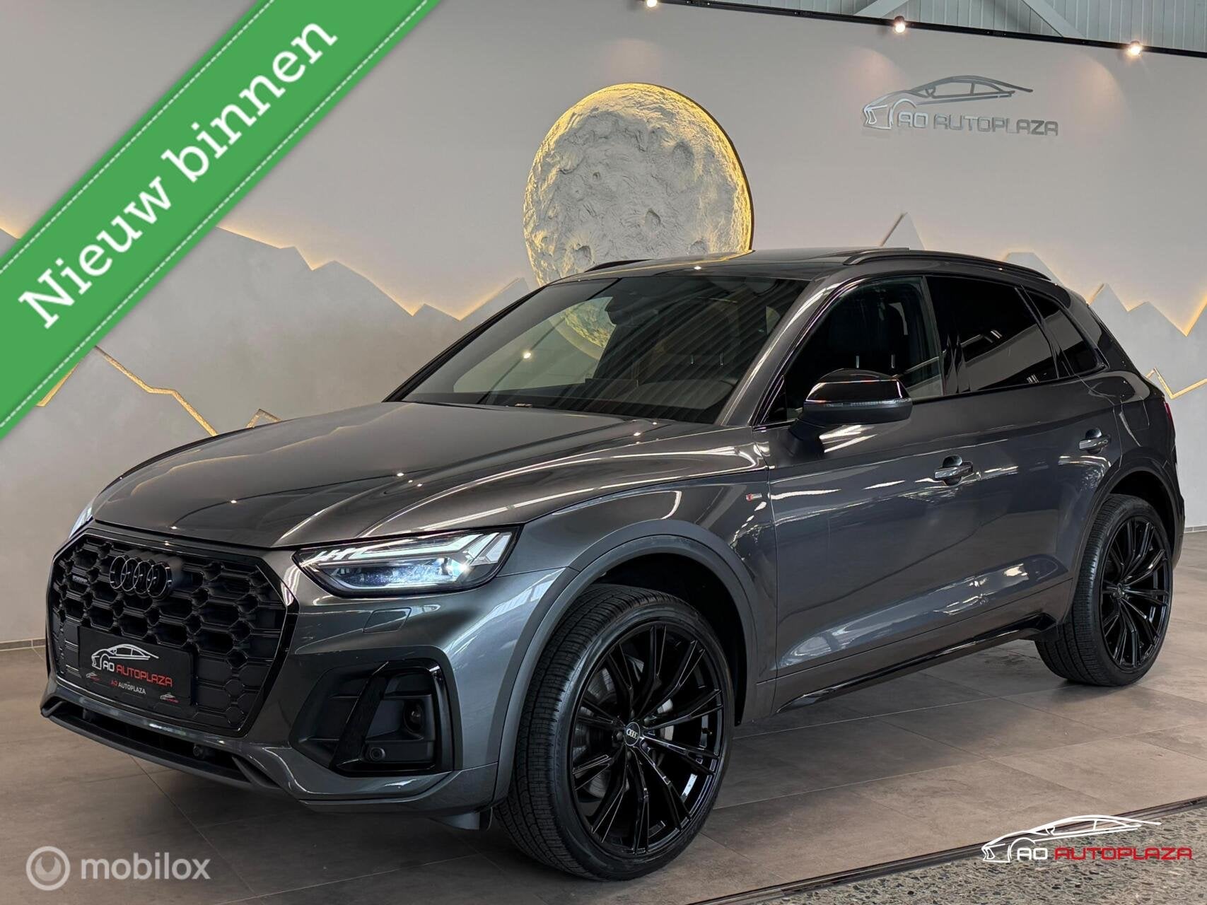 Audi Q5 50 TFSI e S edition Competition Panorama/RS Seats/B&, Automaat, Zwart, 4 cilinders, Leder