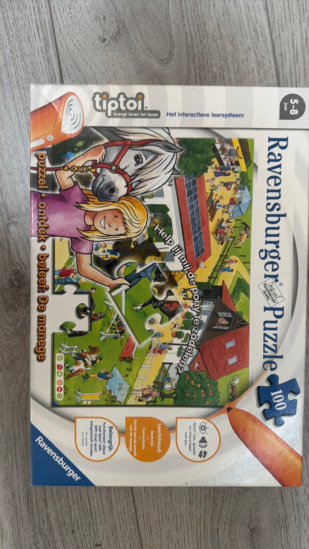 Ravensburger Tiptoi : De Manege, Ophalen of Verzenden, Minder dan 500 stukjes, Gebruikt, Legpuzzel