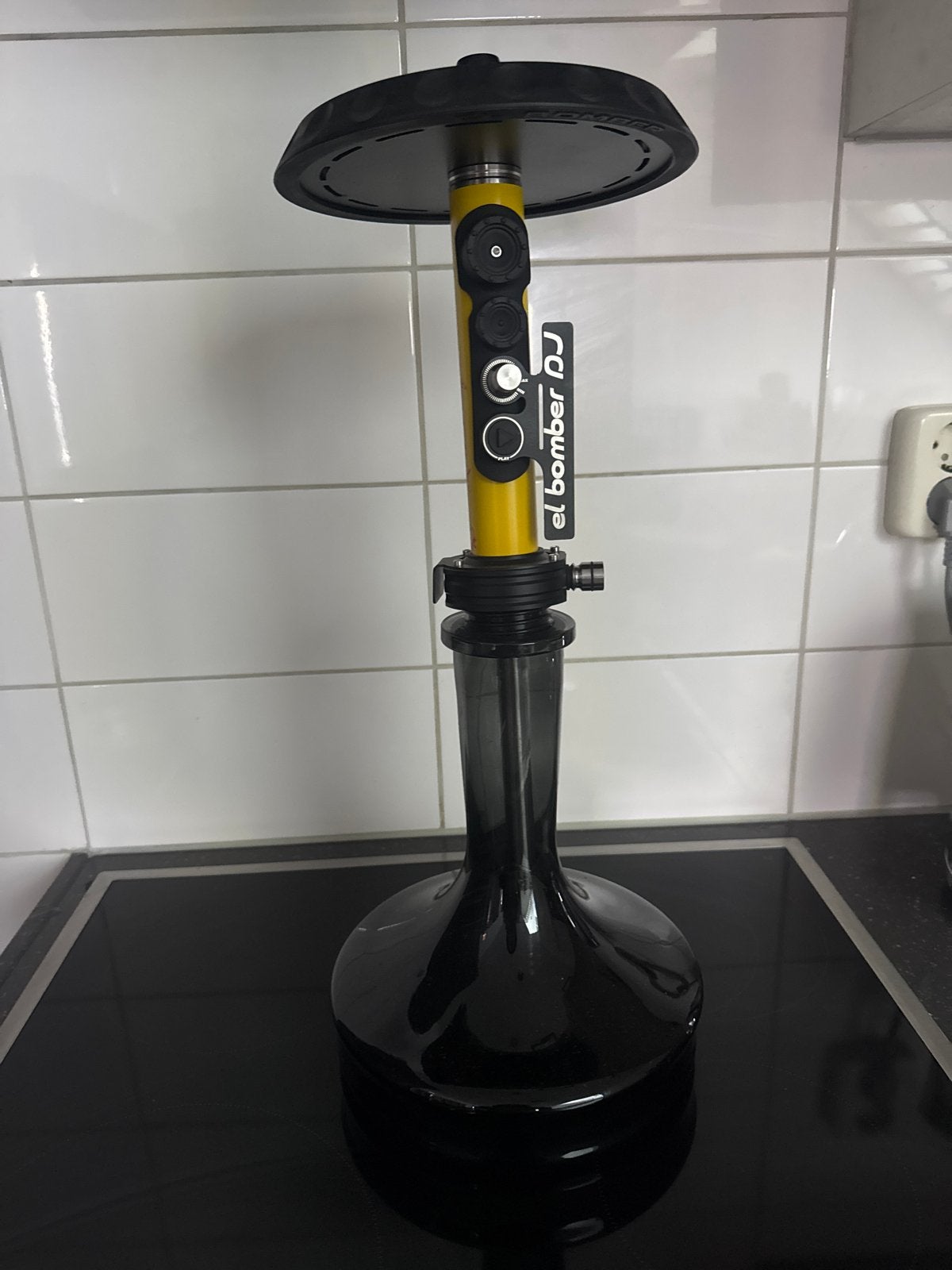 El bomber shisha waterpijp origineel met toebehoren, Ophalen, Zo goed als nieuw, (Water)pijp