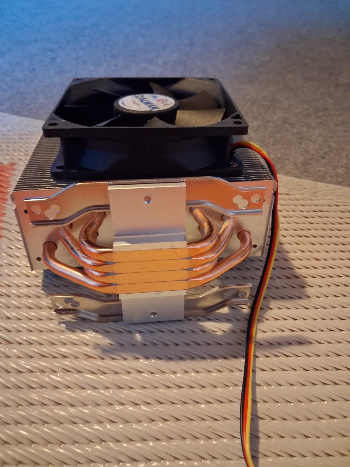 Zalman CPU Koeler met Koperen Heatpipes, Ophalen of Verzenden, Gebruikt, Luchtkoeling
