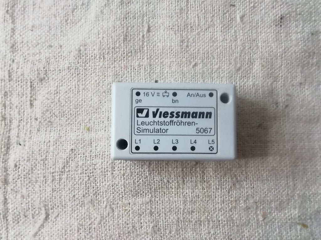 Viessmann Spur N Leuchtstoffröhrensimulator, Art. 5067, Overige merken, Gelijkstroom, Verzenden, Overige typen