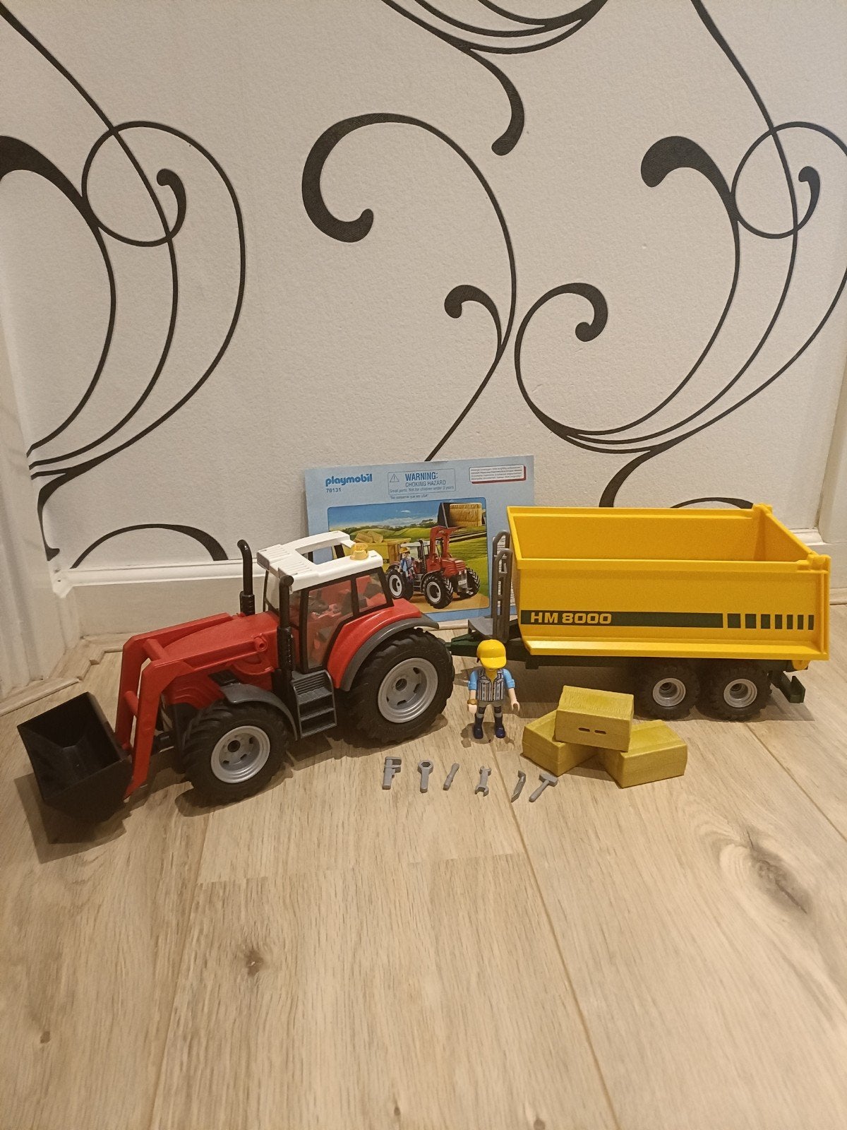 Playmobil Tractor met aanhanger en accessories, Ophalen of Verzenden, Gebruikt, Jongen of Meisje