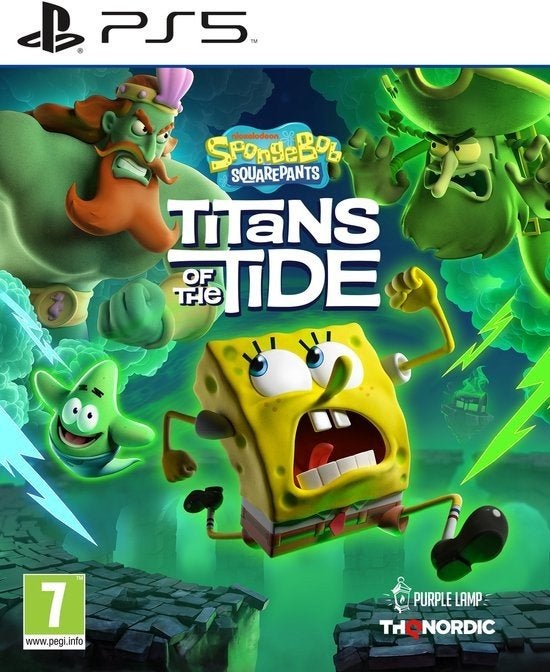 Spongebob Titans of the Tide PS5, Avontuur en Actie, 1 speler, Ophalen of Verzenden, Zo goed als nieuw