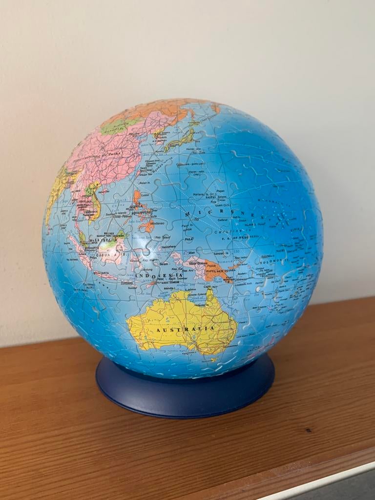 Puzzel bol, Ophalen of Verzenden, Minder dan 500 stukjes, Zo goed als nieuw