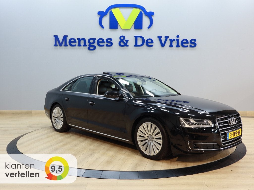 Audi A8 4.0 TFSI quattro Pro Line+ Soft Close | Lucht Vering, Auto's, Audi, Automaat, 12 maanden, Gebruikt, Vierwielaandrijving