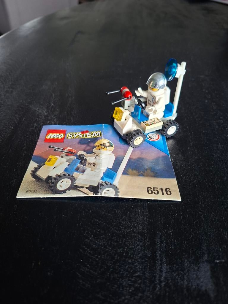 Lego System 6516 met astronaut en voertuig, Ophalen of Verzenden, Gebruikt, Lego