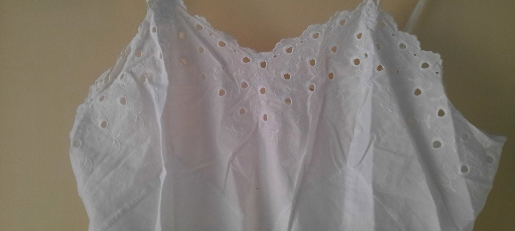 vintage onderjurk/negligee wit vervaardigd door Gerzon, Ophalen of Verzenden, Persoonlijke verzorging