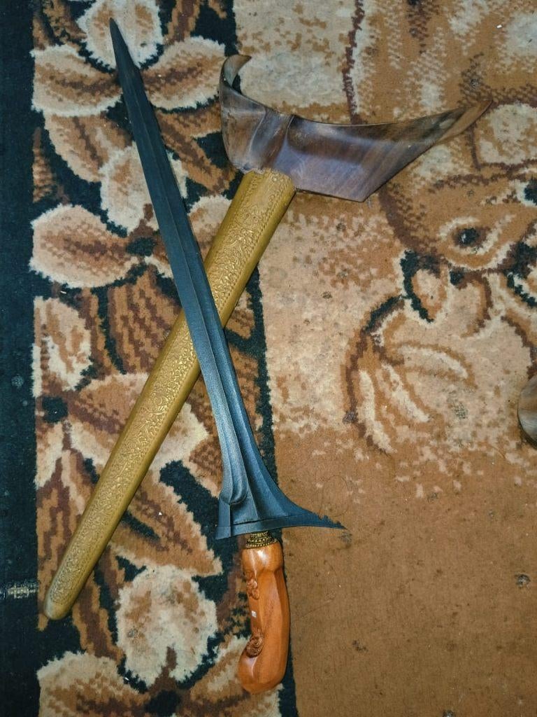 Antieke Keris Mageti Pamor Keleng Branggah Timohohout SVF14, Wapen, Verzenden, Overige materialen, Indonesië