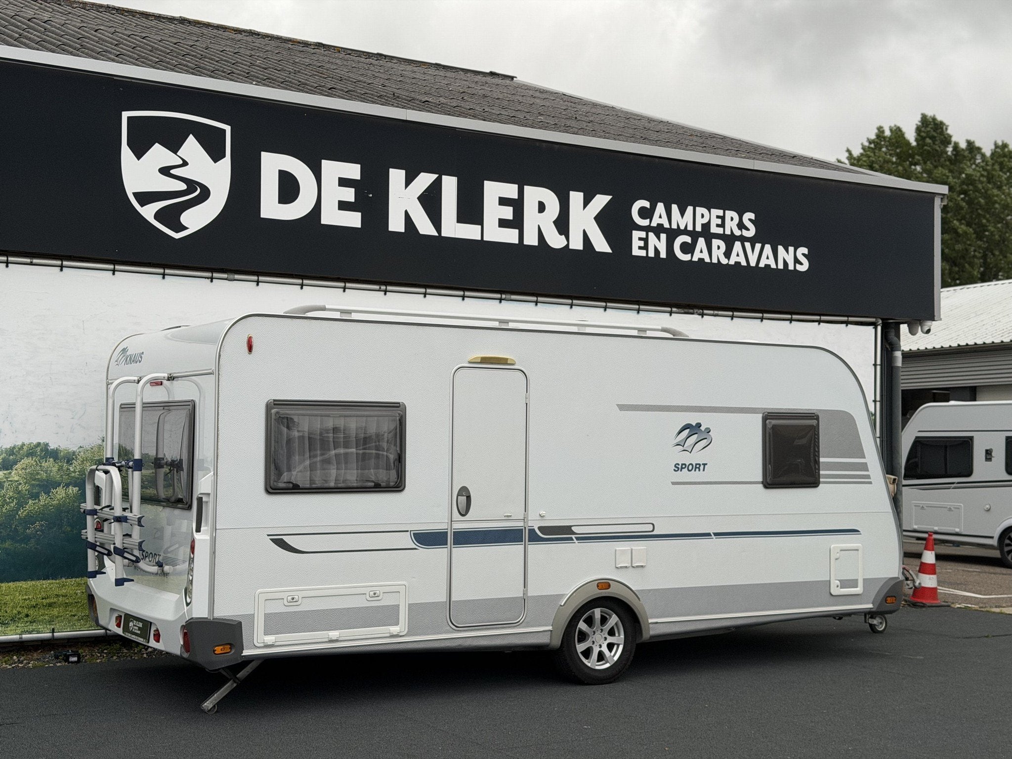 Knaus SPORT 500 FU (bj 2008), 7 tot 8 meter, Bedrijf, Info@deklerkcaravans.nl, Knaus