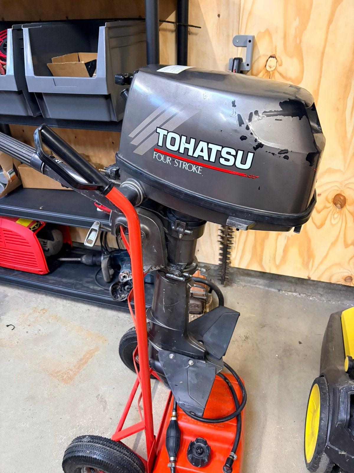Tohatsu 6pk - 4 takt, Ophalen, Zo goed als nieuw, Benzine, 5 tot 10 pk