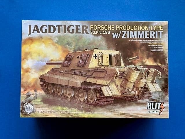 TAKOM	8012	Jagdtiger Sd.Kfz. 186 Porsche prod type	1/35, Overige merken, Tank, Verzenden, 1:32 tot 1:50