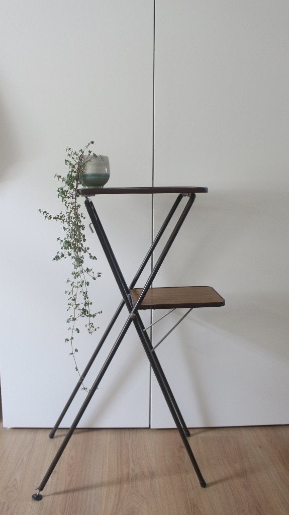 Diaprojectortafel Plantentafel Vintage, Huis en Inrichting, Tafels | Bijzettafels, Ophalen, Overige materialen, Gebruikt, Vintage