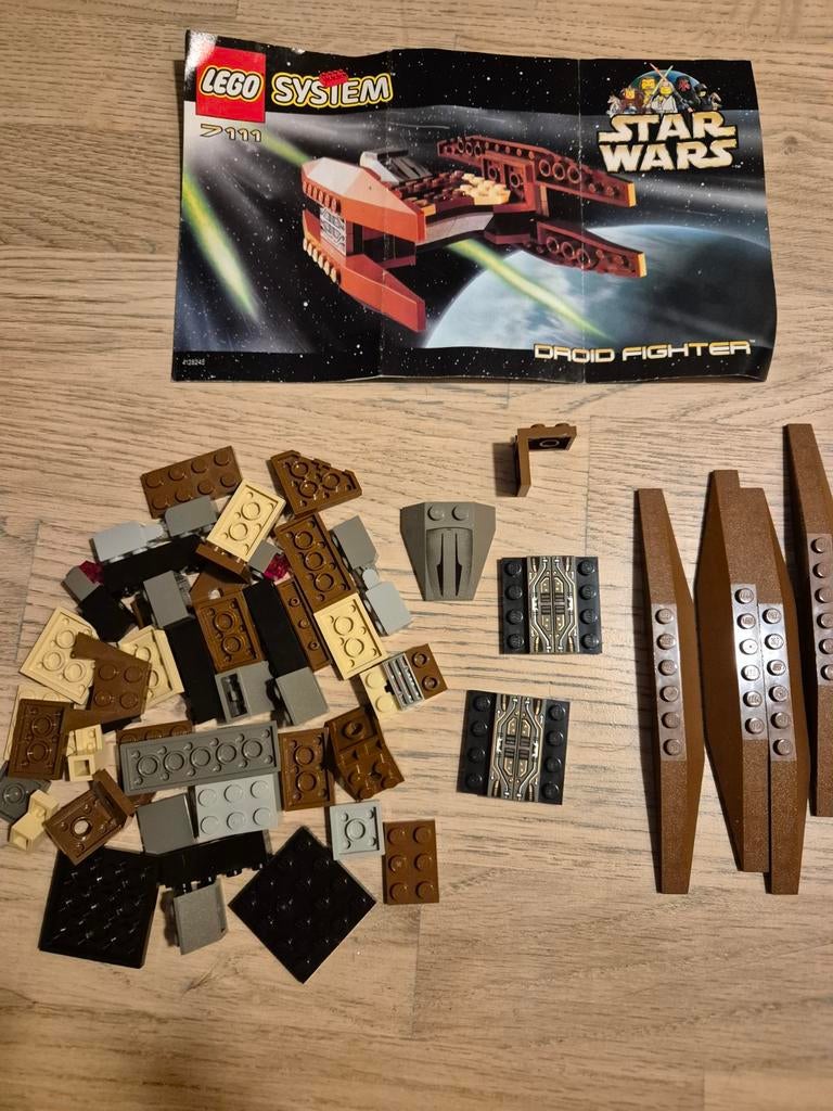 Lego Star Wars 7111 Droid Fighter nieuwstaat, Ophalen of Verzenden