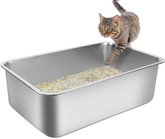 RVS kattenbak, Ophalen of Verzenden, Nieuw