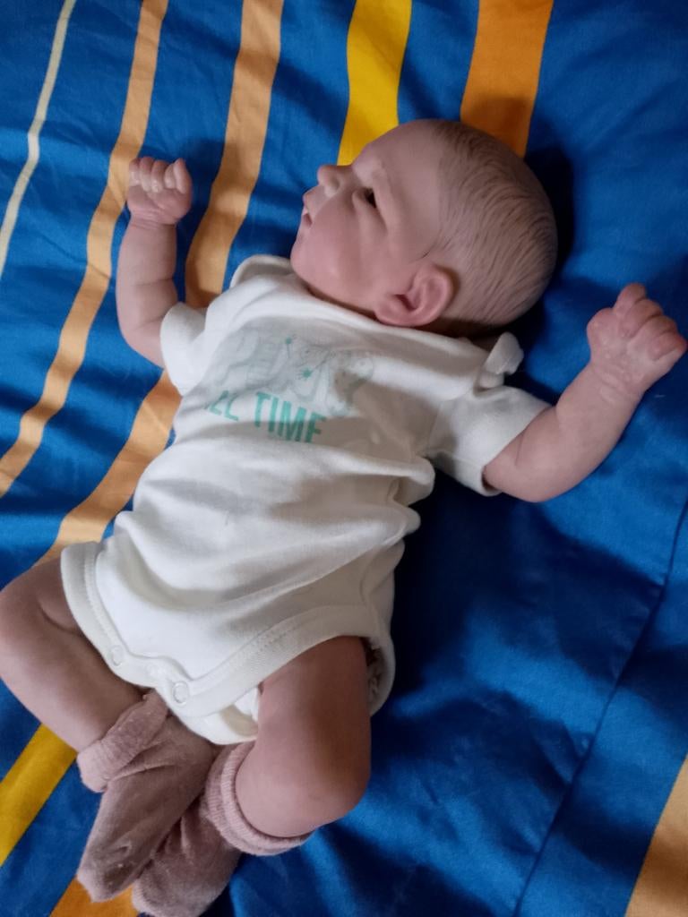 Rebornbaby super mooi, Verzamelen, Ophalen of Verzenden, Zo goed als nieuw, Pop
