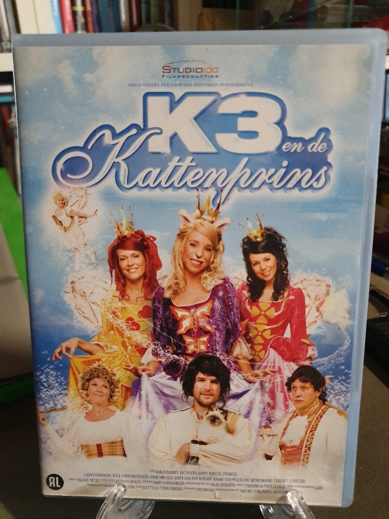 K3 en de Kattenprins DVD, Cd's en Dvd's, Alle leeftijden, Ophalen, Zo goed als nieuw