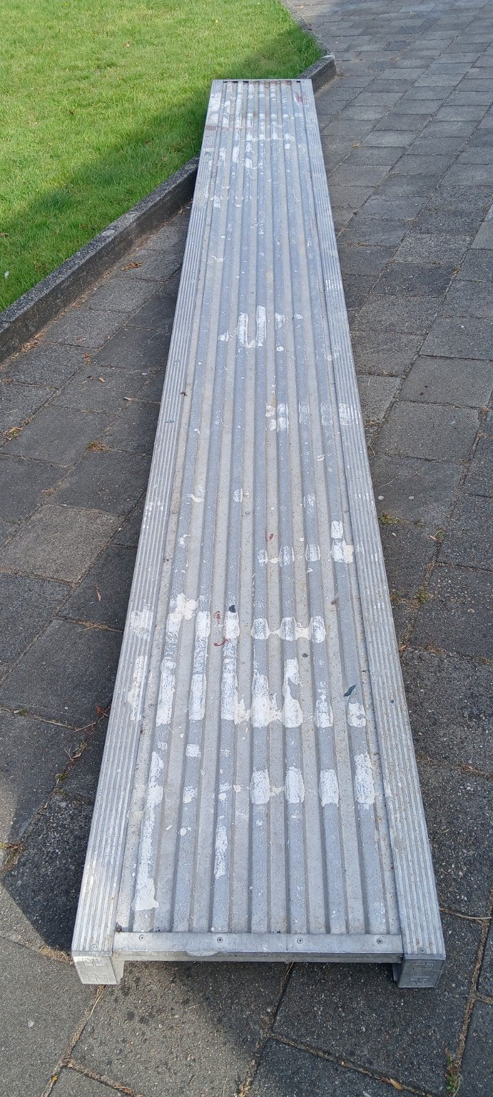 Layher Aluminium loopplank 5,20m x 60cm - Gebruikt, Ophalen, Gebruikt, Overige typen, 5 meter of hoger