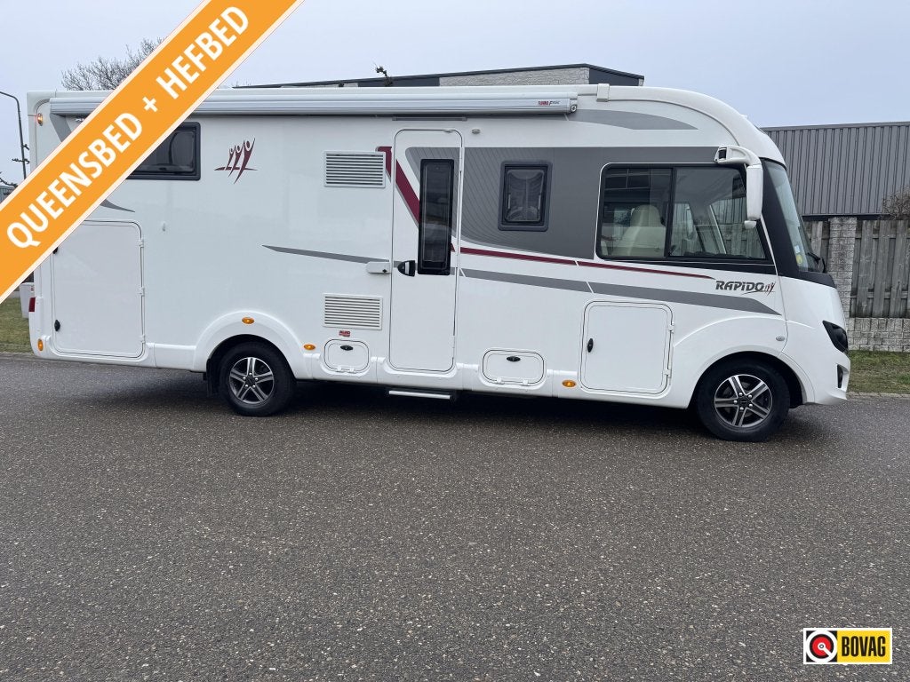 Rapido 8086 DF Queensbed Face to face dakairco alko chassi, Ringverwarming, Fiat, Bedrijf, Rapido