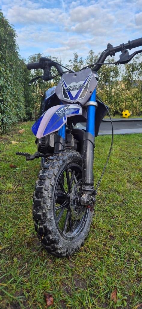 10 inch Nitro Motors Mini Crosser Pitbike - Gebruikt, Ophalen, Gebruikt, Pitbike, Nitro Motors