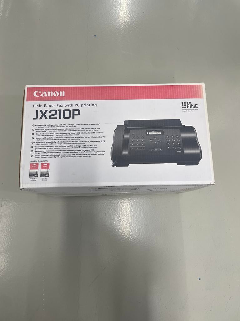 Canon JX210P Plain Paper Fax met PC-printfunctie - Nieuw, Telecommunicatie, Faxen, Ophalen of Verzenden, Nieuw, Fax
