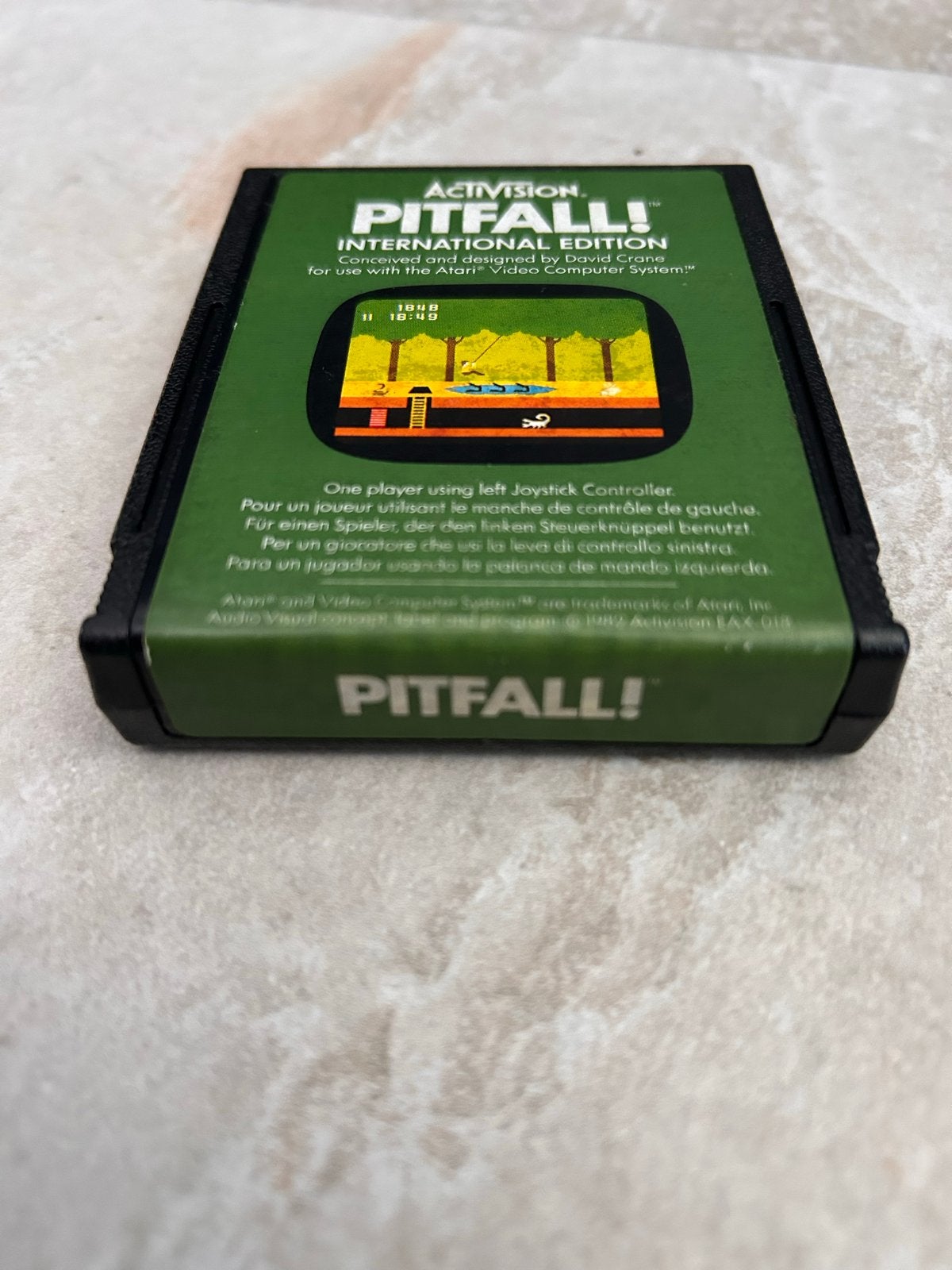 Pitfall! Atari 2600 - Klassieke Avonturen Game, Spelcomputers en Games, Games | Atari, Avontuur en Actie, Gebruikt, 1 speler, Ophalen of Verzenden
