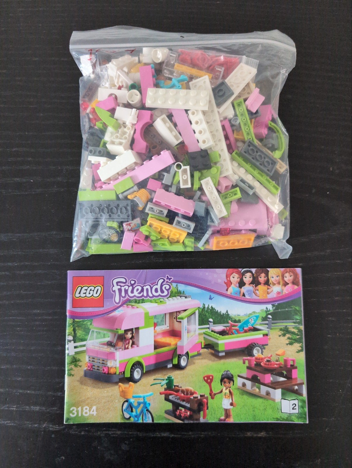 LEGO Friends Camper 3184 - Compleet, Gebruikt, Lego, Friends, Ophalen of Verzenden