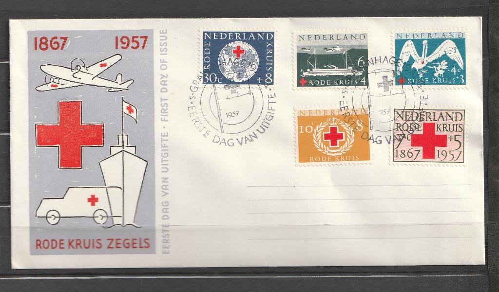 E31 1957 Rode Kruis, Postzegels en Munten, Ophalen of Verzenden, Na 1940, Postfris